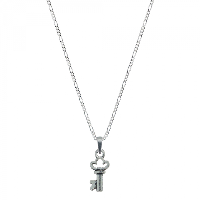 Lantisor argint personalizat pandantiv Cheie 9600FIG31320 Dras [1]