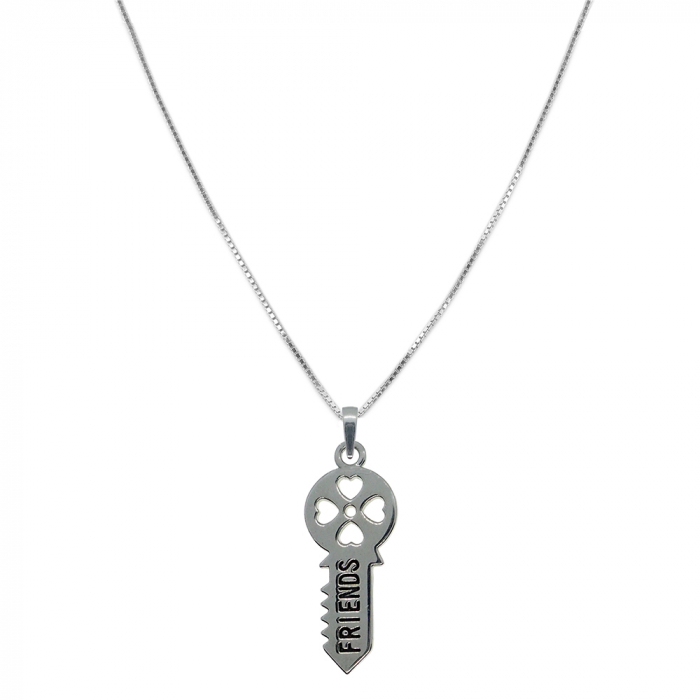 Lantisor argint personalizat pandantiv Cheie 9899VEN510 Dras [1]