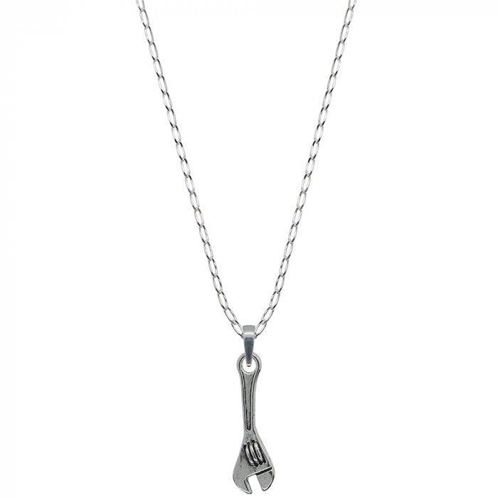 Lantisor argint personalizat pandantiv Cheie reglabila 9372FIG01290 Dras [1]