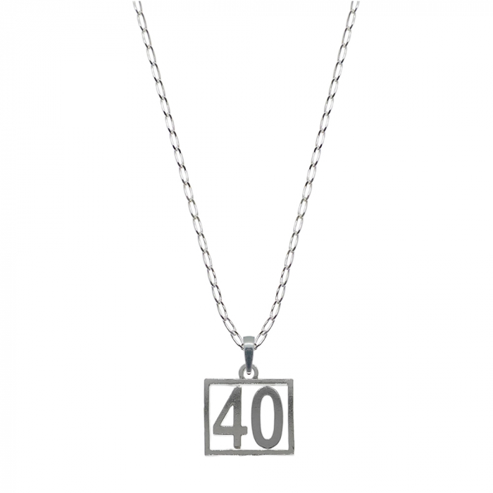 Lantisor argint personalizat pandantiv Cifra 40 numar norocos cifre aniversare 10254_0FIG01430 Dras [1]