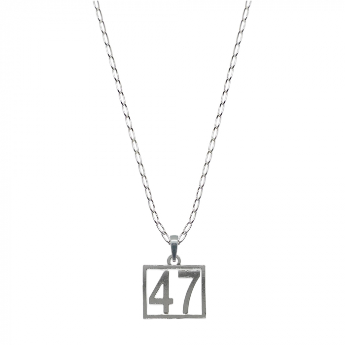 Lantisor argint personalizat pandantiv Cifra 47 numar norocos cifre aniversare 10254_7FIG01430 Dras [1]