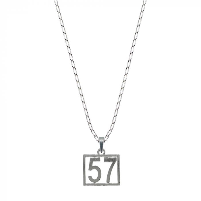 Lantisor argint personalizat pandantiv Cifra 57 numar norocos cifre aniversare 10255_7FIG01430 Dras [1]