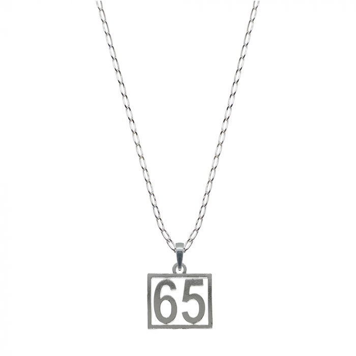 Lantisor argint personalizat pandantiv Cifra 65 numar norocos cifre aniversare 10256_5FIG01430 Dras [1]
