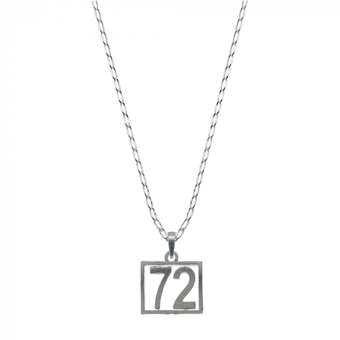 Lantisor argint personalizat pandantiv Cifra 72 numar norocos cifre aniversare 10247_2FIG01430 Dras [1]