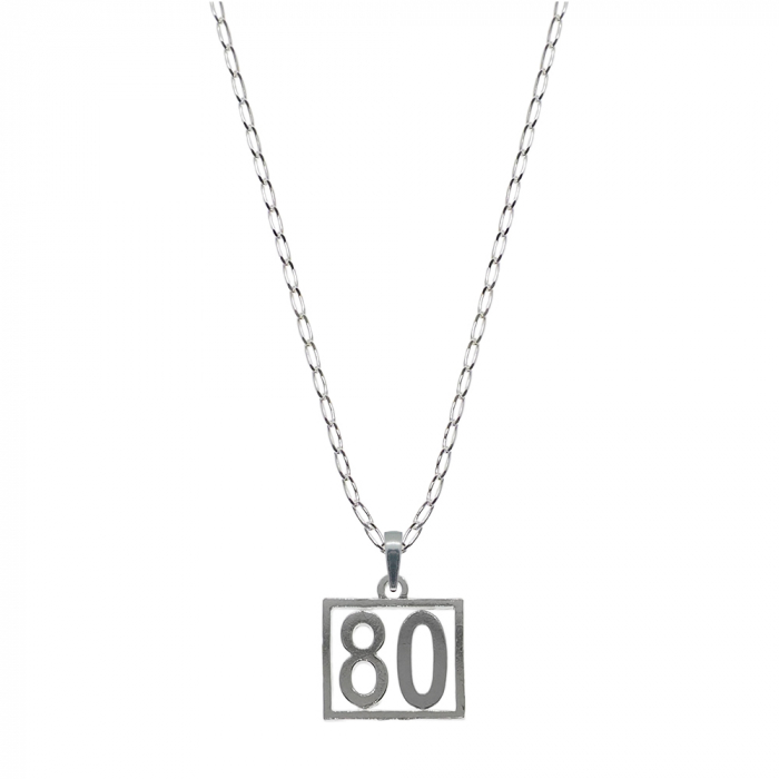 Lantisor argint personalizat pandantiv Cifra 80 numar norocos cifre aniversare 10248_0FIG01430 Dras [1]