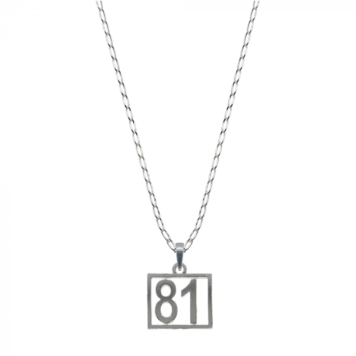 Lantisor argint personalizat pandantiv Cifra 81 numar norocos cifre aniversare 10248_1FIG01430 Dras [1]