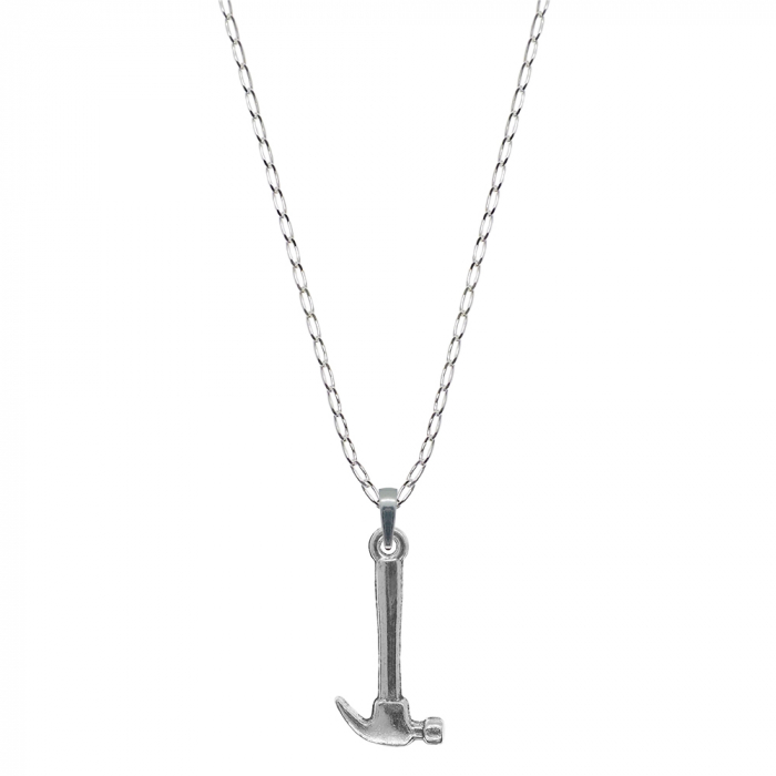 Lantisor argint personalizat pandantiv Ciocan 9369FIG01360 Dras [1]