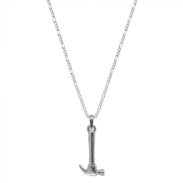 Lantisor argint personalizat pandantiv Ciocan 9369FIG31410 Dras [1]