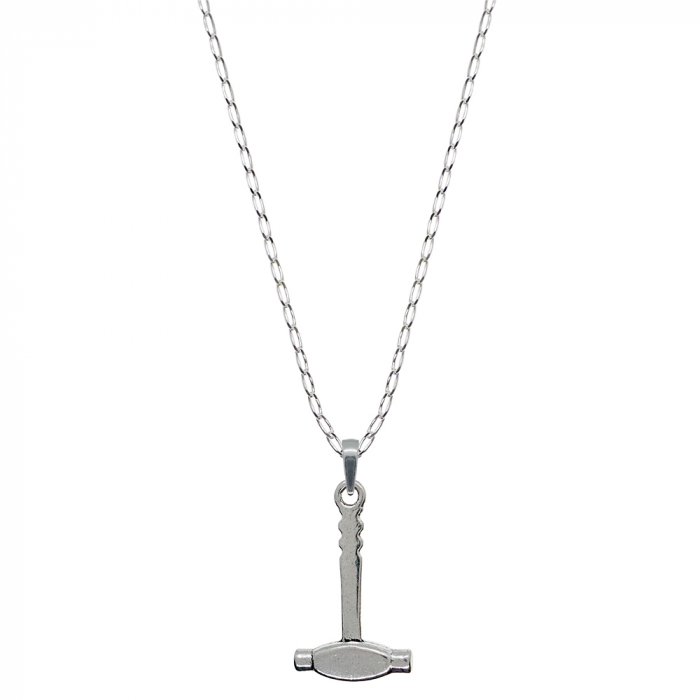 Lantisor argint personalizat pandantiv Ciocan 9374FIG01420 Dras [1]