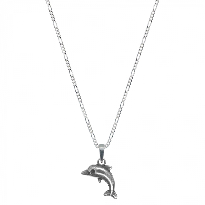 Lantisor argint personalizat pandantiv Delfin 9736FIG31470 Dras [1]