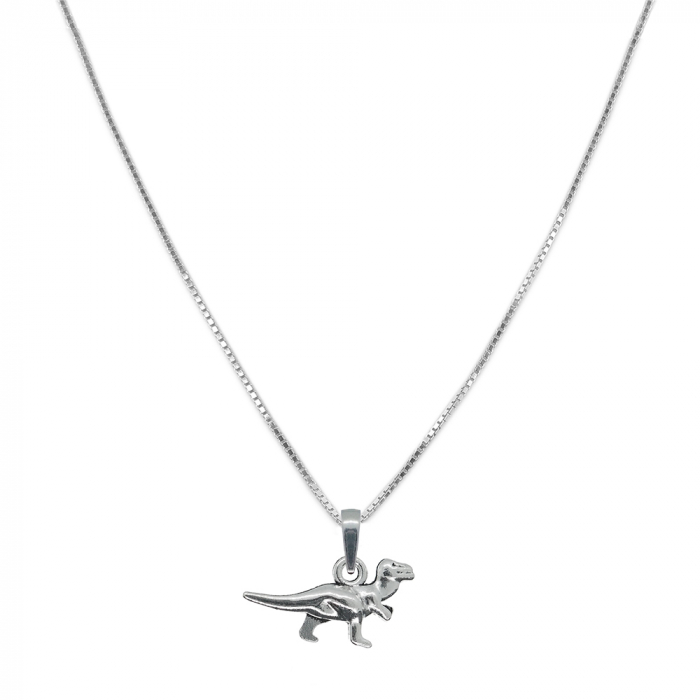 Lantisor argint personalizat pandantiv Dinozaur 9879VEN360 Dras [1]
