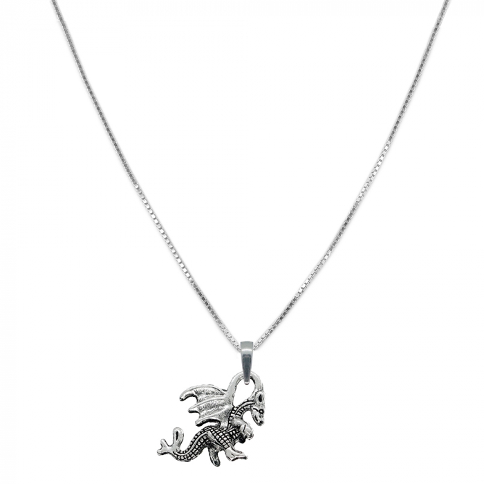 Lantisor argint personalizat pandantiv Dragon 9881VEN410 Dras [1]