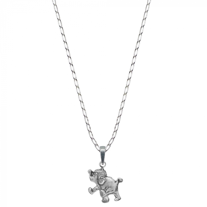 Lantisor argint personalizat pandantiv Elefant 6272FIG01420 Dras [1]
