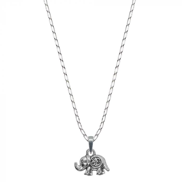 Lantisor argint personalizat pandantiv Elefant 9695FIG01370 Dras [1]
