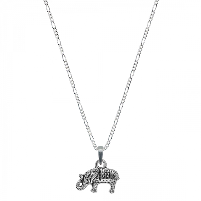 Lantisor argint personalizat pandantiv Elefant 9697FIG31480 Dras [1]