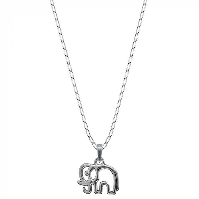Lantisor argint personalizat pandantiv Elefant 9708FIG01340 Dras [1]