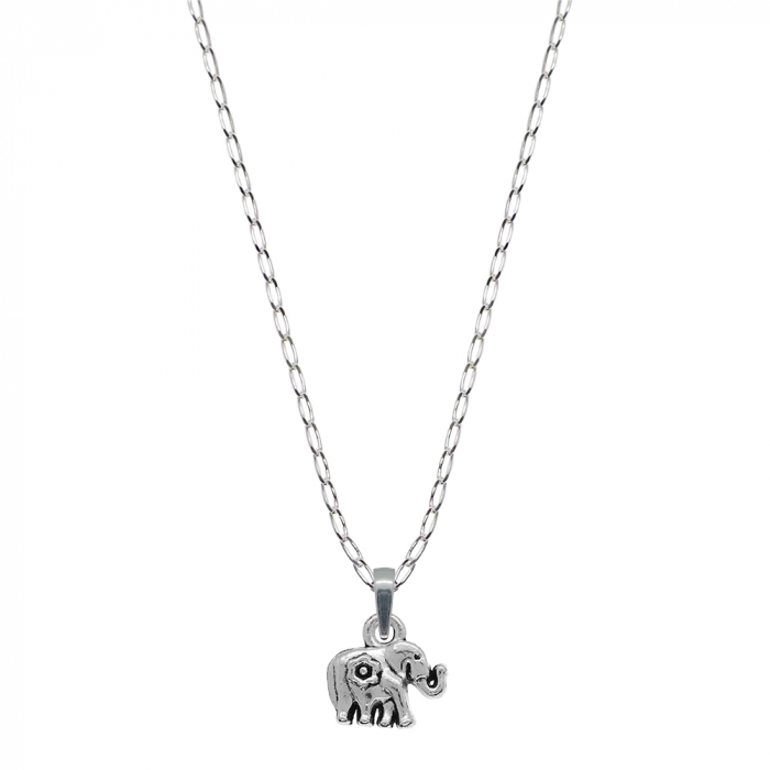 Lantisor argint personalizat pandantiv Elefant 9874FIG01360 Dras [1]