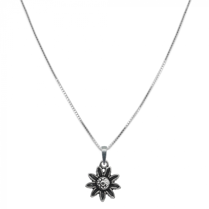 Lantisor argint personalizat pandantiv Floare 9682VEN370 Dras [1]