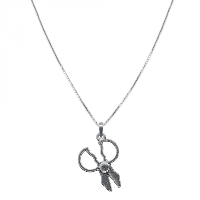 Lantisor argint personalizat pandantiv Foarfeca 9344VEN410 Dras [1]