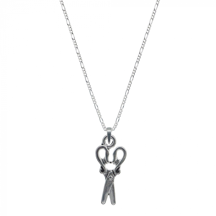 Lantisor argint personalizat pandantiv Foarfeca 9359FIG31460 Dras [1]