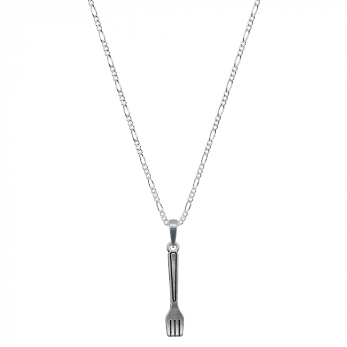 Lantisor argint personalizat pandantiv Furculita 9333FIG31320 Dras [1]