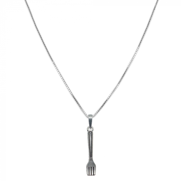 Lantisor argint personalizat pandantiv Furculita 9333VEN300 Dras [1]