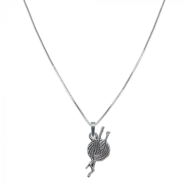 Lantisor argint personalizat pandantiv Ghem ata ace crosetat 9352VEN320 Dras [1]