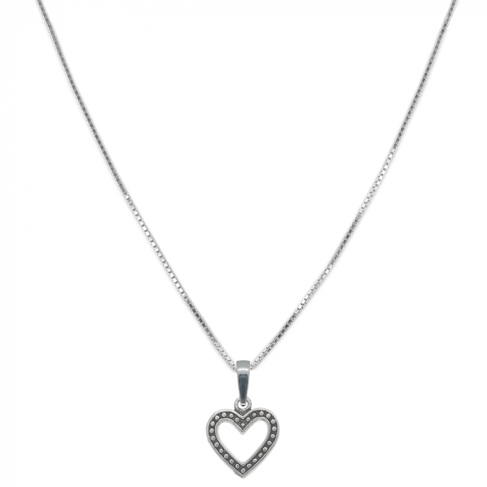 Lantisor argint personalizat pandantiv Inimioara 9565VEN330 Dras [1]