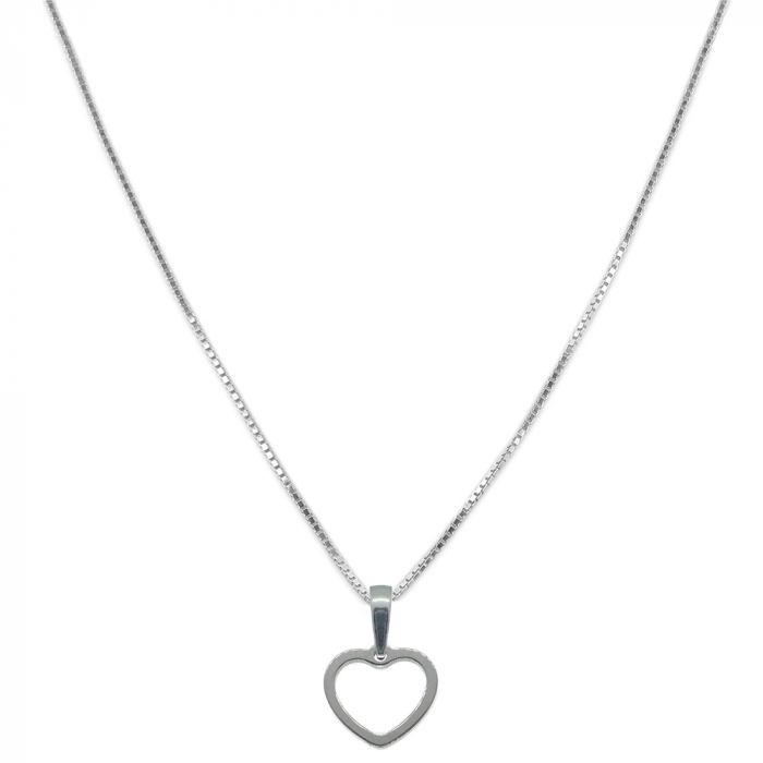 Lantisor argint personalizat pandantiv Inimioara 9576VEN300 Dras [1]