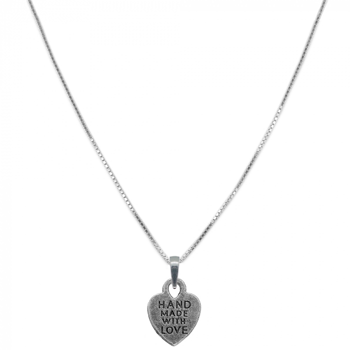 Lantisor argint personalizat pandantiv Inimioara hand made with love 9570VEN330 Dras [1]