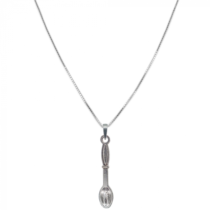 Lantisor argint personalizat pandantiv Lingura 9331VEN340 Dras [1]