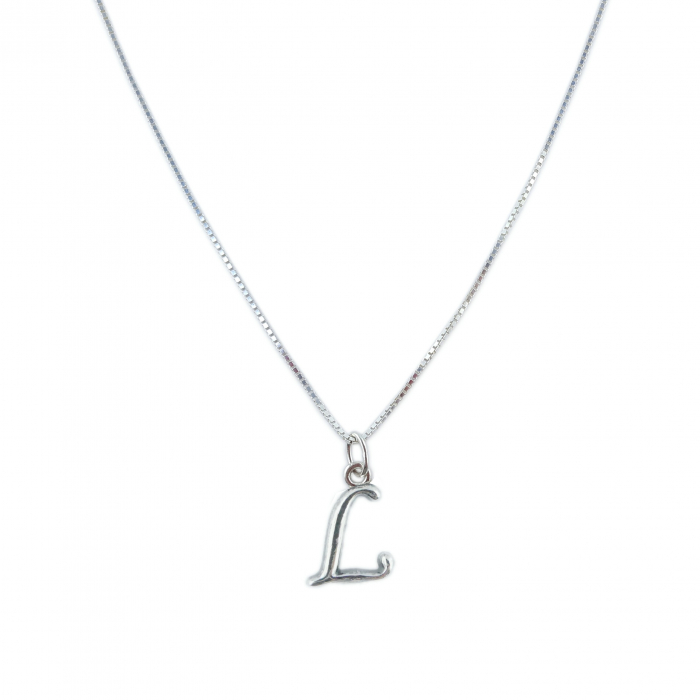 Lantisor argint personalizat pandantiv Litera L argint 9224VEN260 Dras [1]
