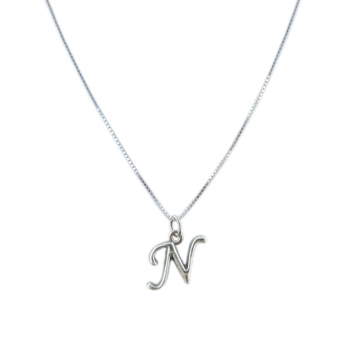 Lantisor argint personalizat pandantiv Litera N argint 9225VEN260 Dras [1]