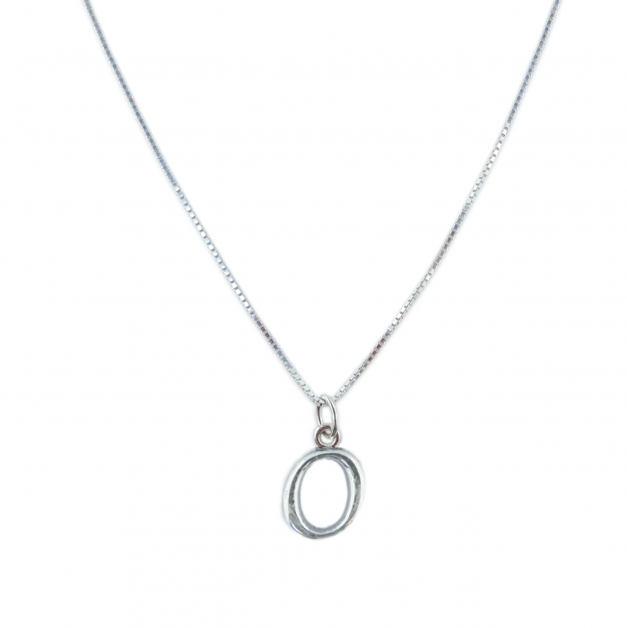 Lantisor argint personalizat pandantiv Litera O argint 9226VEN260 Dras [1]
