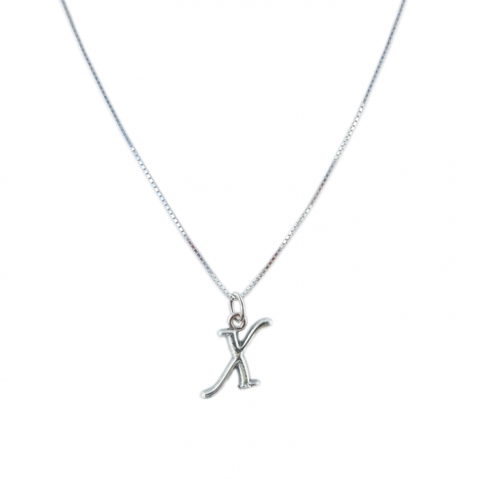 Lantisor argint personalizat pandantiv Litera X argint 9233VEN260 Dras [1]
