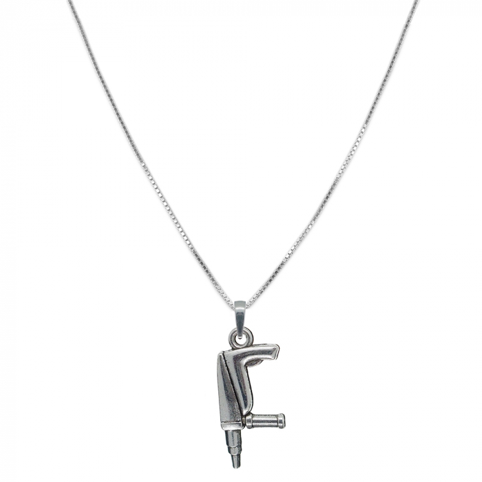 Lantisor argint personalizat pandantiv Masina gaurit 9365VEN470 Dras [1]