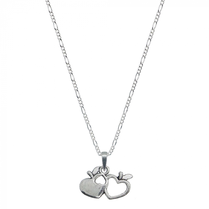 Lantisor argint personalizat pandantiv Mere Inimioare 9603FIG31340 Dras [1]