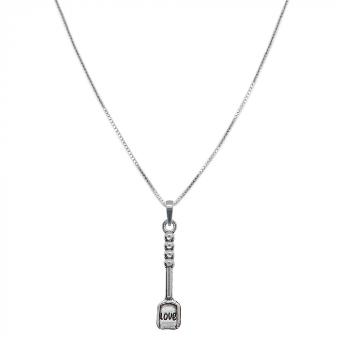 Lantisor argint personalizat pandantiv Paleta pentru gatit 9330VEN400 Dras [1]