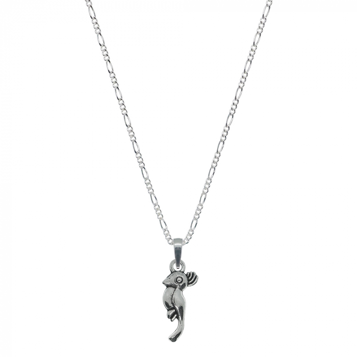 Lantisor argint personalizat pandantiv Papagal 9717FIG31450 Dras [1]