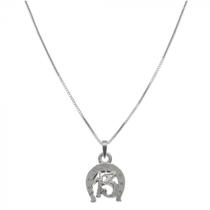 Lantisor argint personalizat pandantiv Potcoava Cifra 13 9911VEN580 Dras [1]
