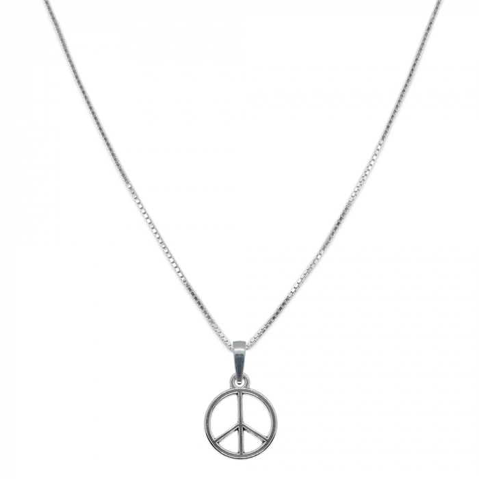 Lantisor argint personalizat pandantiv Semnul pacii 9597VEN300 Dras [1]