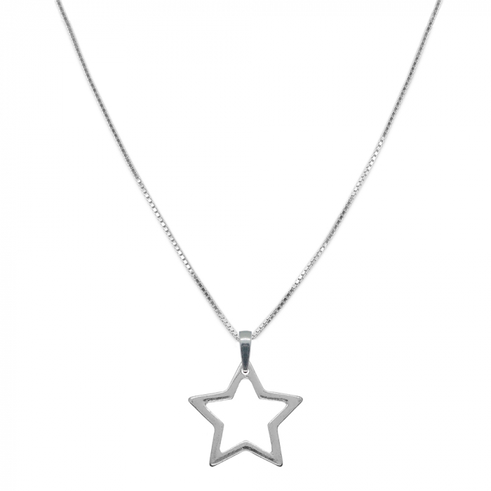 Lantisor argint personalizat pandantiv Stea 9886VEN360 Dras [1]