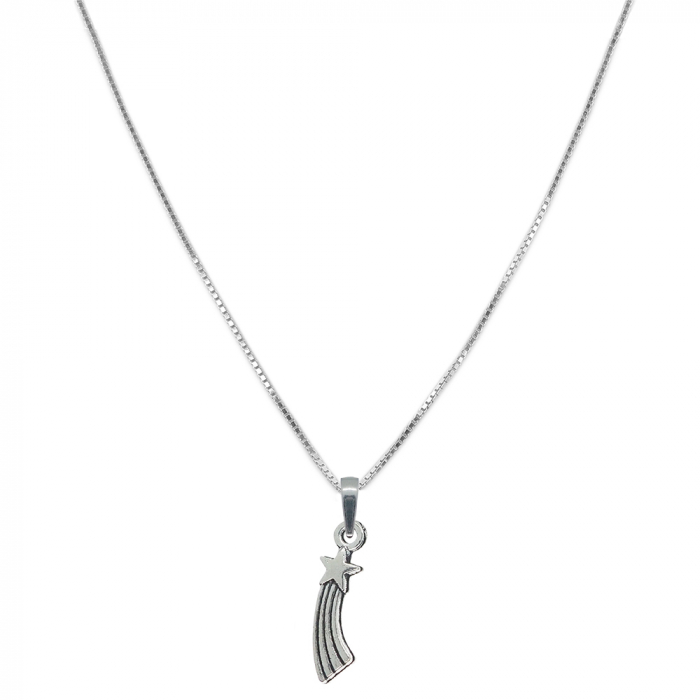 Lantisor argint personalizat pandantiv Stea cazatoare 9591VEN310 Dras [1]