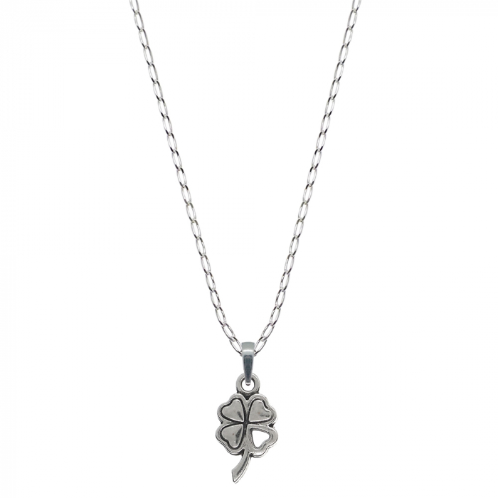 Lantisor argint personalizat pandantiv Trifoi 9729FIG01405 Dras [1]