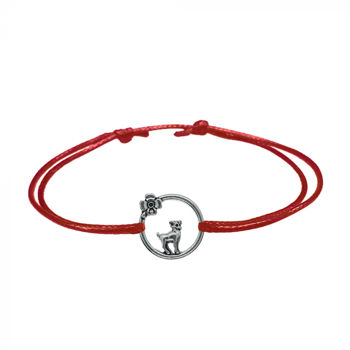 Martisor Bratara snur rosu personalizata zodie Berbec argint zodiac european 10144240 Dras [1]