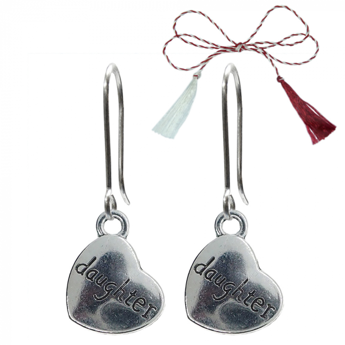 Martisor Cercei argint Inimioara daughter 9594710 Dras [1]