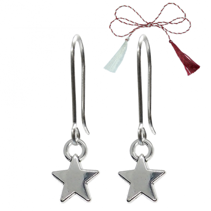 Martisor Cercei argint Stea 9592250 Dras [1]