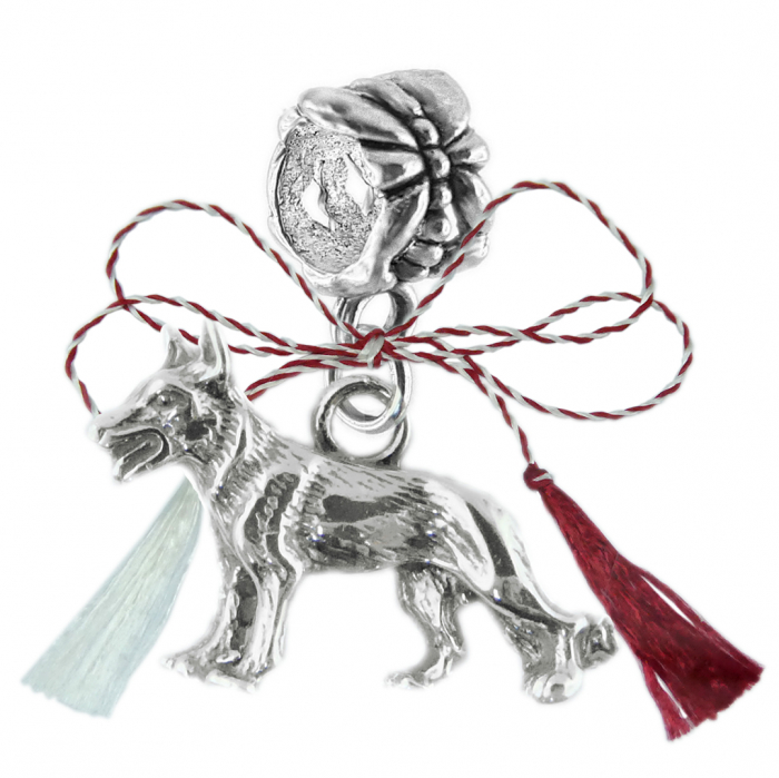 Martisor Charm argint Caine Ciobanesc German 6026290 Dras [1]