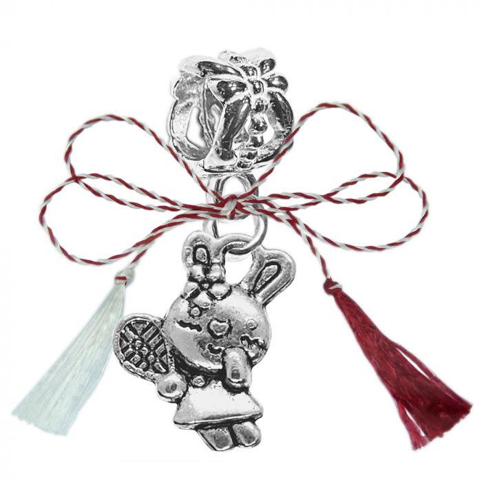 Martisor Charm argint Iepuras paleta tenis 9562230 Dras [1]