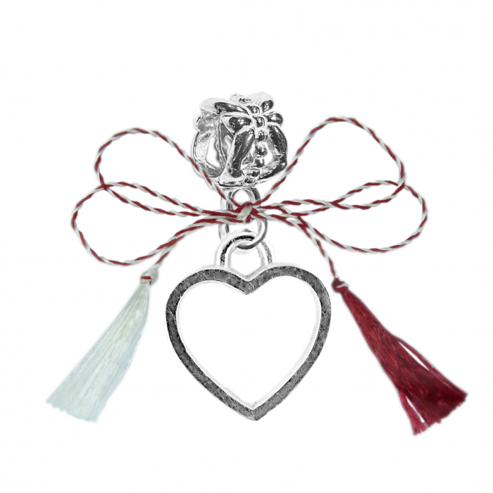 Martisor Charm argint Inimioara 4393170 Dras [1]